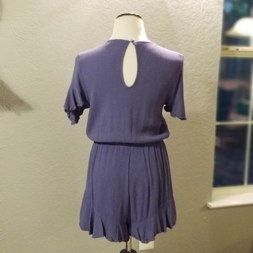Charlotte Russe Ruffled Romper - Picture 2 of 5